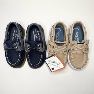 Sperry Tuck Jr - Navy and Beige